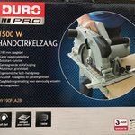 Tegenhanger Zwakheid hoofdzakelijk Duro Pro hand-held circular saw » Onlineveilingmeester.nl