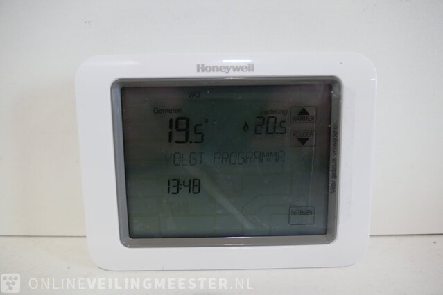 Statistisch tieners blijven Touchscreen clock thermostat Honeywell, Chronotherm Touch, white »  Onlineveilingmeester.nl