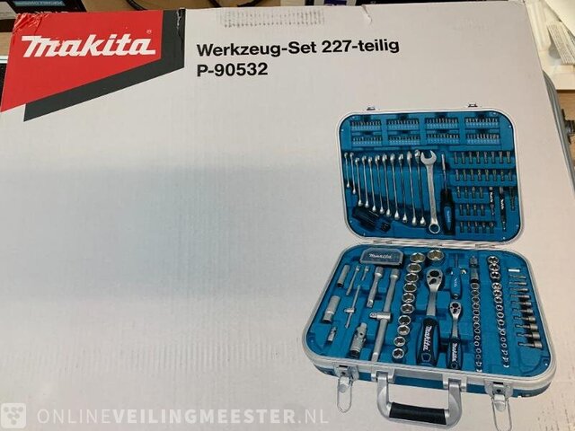 Bit and socket set in case 227 pieces Makita P 90532