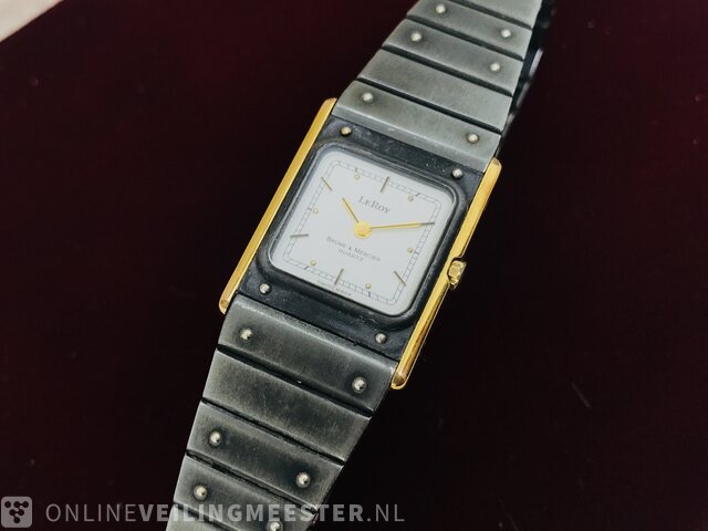 BAUME&MERCIER tank LE ROY 稼働品 Watch - Baume & Mercier Leroy - Swiss Tank Watch
