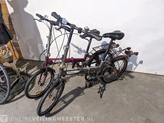 2x Folding bike B Twin HopTown Onlineveilingmeester